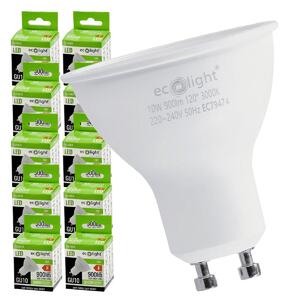 6x LED žárovka GU10 10W teplá bílá