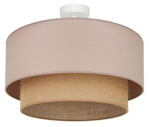 Duolla - Přisazený lustr BOHO 1xE27/15W/230V pr. 45 cm béžová/hnědá