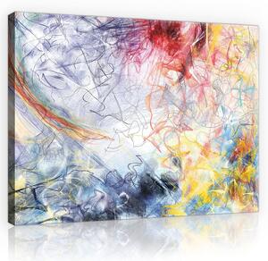 Obraz na plátně: Moderní abstrakce (3) - 80x60 cm