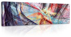 Obraz na plátně: Moderní abstrakce (2) - 145x45 cm