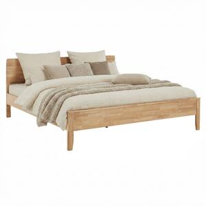 Manželská postel 180 cm Novedades (přírodní) (s roštem)