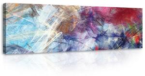 Obraz na plátně: Moderní abstrakce (4) - 145x45 cm