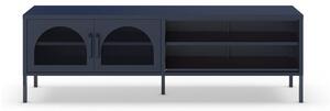 Tmavě modrý TV stolek 160x50 cm Diora – Marckeric