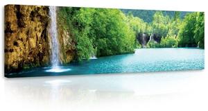 Obraz na plátně: Laguna - 145x45 cm