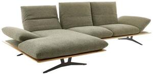 ROHOVÁ SEDAČKA, dřevo, textil, zelená Dieter Knoll - Sedací soupravy