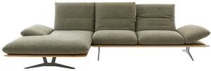 ROHOVÁ SEDAČKA, dřevo, textil, zelená Dieter Knoll - Sedací soupravy