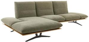 ROHOVÁ SEDAČKA, dřevo, textil, zelená Dieter Knoll - Sedací soupravy