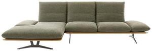 ROHOVÁ SEDAČKA, dřevo, textil, zelená Dieter Knoll - Sedací soupravy