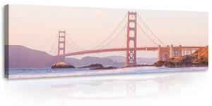 Obraz na plátně: Golden Gate Bridge (4) - 145x45 cm