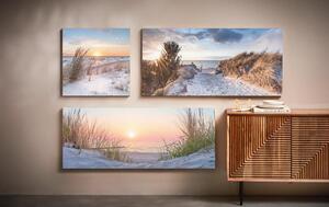 OBRAZ NA SKLE, pláž a moře, 50/125 cm Euroart - Skleněné obrazy