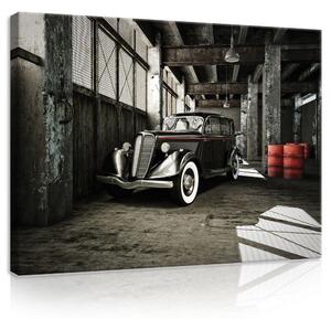 Obraz na plátně: Černý veterán - 75x100 cm