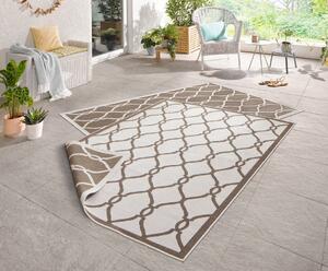 Kusový koberec Twin-Wendeteppiche 103122 braun creme 160x230 cm