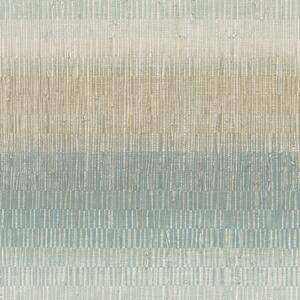 Béžovo-modrá žíhaná vliesová tapeta rozměry 0,53 x 10,05 m