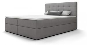 Moderní postel s úložným prostorem 140x200 STIG 5 - světle šedá