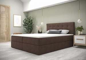 Moderní postel s úložným prostorem 140x200 STIG 5 - hnědá