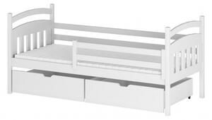 Dětská postel se šuplíky GRETA - 90x200, bílá