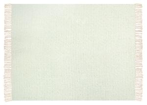 Bavlněná deka 125 x 150 cm zelená/ béžová MITYAL