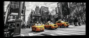 Obraz na plátně: New York (Taxi) - 145x45 cm