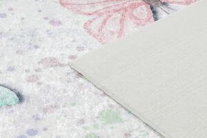 Dětský kusový koberec Bambino 1610 Butterflies cream 140x190 cm
