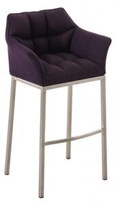 Barová židle Damaso látkový potah, fialová