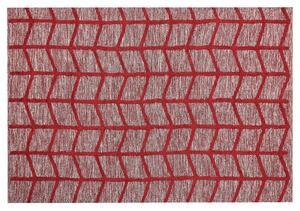 Bavlněný koberec 140 x 200 cm červený SIVAS