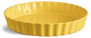 Koláčová forma hluboká 32 cm Provence žlutá - Emile Henry (Forma koláčová hluboká 32 cm limitovaná barva Provence - Emile Henry)