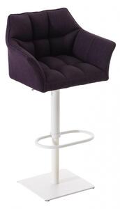 Barová židle Damaso, látkový potah, fialová