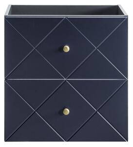 Comad Elegance modrá 82-60 koupelnová skříňka 61x60x46cm vč. keramického umyvadla