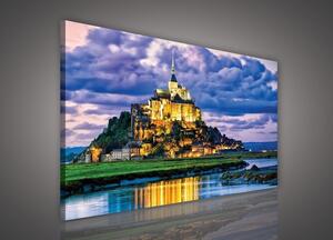 Obraz na plátně: Mont Saint-Michel - 75x100 cm