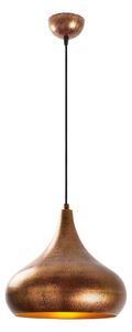 Závěsné svítidlo v měděné barvě s kovovým stínidlem ø 30 cm Muba – Opviq lights