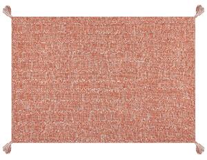 Bavlněný koberec 160 x 230 cm oranžový MUGLA