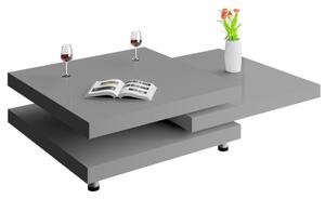 Konferenční stolek New York 60x60 cm nastavitelný šedý