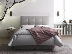 Manželská postel Boxspring 180 cm Loty (světle šedá) (s úložným prostorem). 1044243