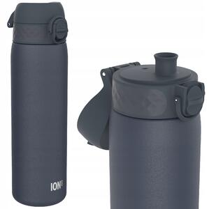 Láhev na vodu z nerezové oceli Ion8 600 ml šedá