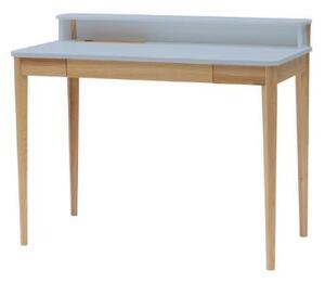 Psací stůl ASHME šířka 110 x hloubka 56 x výška 75 cm - světle šedý