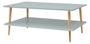KORO nízký konferenční stolek široký 110x70 cm - světle šedý