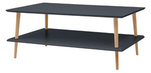 Konferenční stolek KORO LOW široký 110x70 cm - grafitový