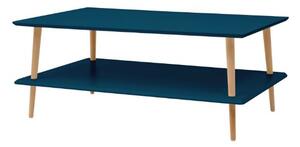Konferenční stolek KORO LOW Wide 110x70cm - Petrol Blue