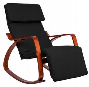 Houpací křeslo ModernHome černé