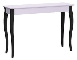 Konzolový stolek LILLO - 105x35cm Černé nohy / tmavě růžová