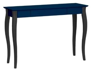Stůl LILLO 105x40cm Černé nohy / Petrol Blue
