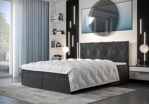 Hotelová postel LILIEN - 160x200, šedá