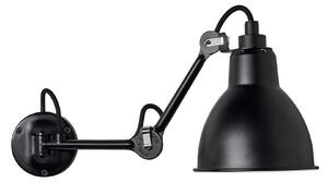 DCW éditions Lampe Gras N°204 E27 nástěnné svítidlo k posteli Černá