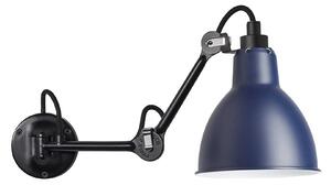 DCW éditions Lampe Gras N°204 E27 nástěnné svítidlo k posteli Modrá