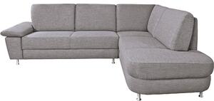 ROHOVÁ SEDAČKA, textil, šedá Ada Austria - Sedací soupravy, Online Only