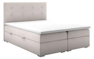 Kontinentální postel 160 cm Rinoletto (béžová) (s úložným prostorem). 1044314