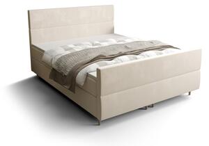 Kontinentální manželská postel ANGELES PLUS - 160x200, béžová
