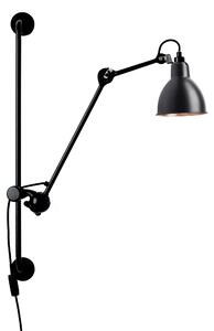 DCW éditions Lampe Gras N°210 E14 nástěnné svítidlo s vypínačem Černá MěďOvál