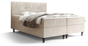 Americká postel s vysokým čelem DORINA - 140x200, béžová