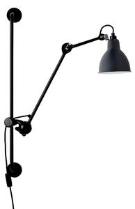 DCW éditions Lampe Gras N°210 E14 nástěnné svítidlo s vypínačem ModráOvál